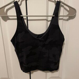 lululemon Black/Grey Camo Align™ Tank Top (Light Support, A/B Cup)